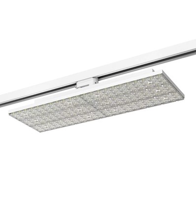 60W 3-fas Shoplight - 166lm/W, 90 graders spridning, Vit, LED-kort, butiksbelysning