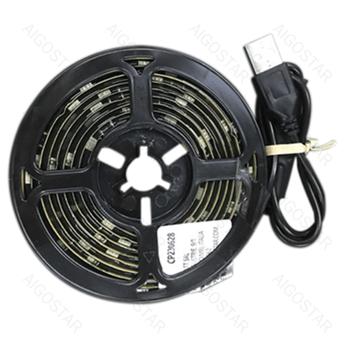 2m USB LED Strip med fjärrkontroll - RGBIC, 4,9W, 60 LED