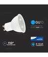 V-Tac 7,5W LED spotlight - Samsung LED chip, 230V, GU10