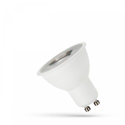 Leverantör LED GU10 4W - 230V, 55°, Varm Vit, med Lins, Spectrum