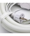 10m Neon Flex Tube för inredning - 230V, varmvit, D16 Neon komplett set