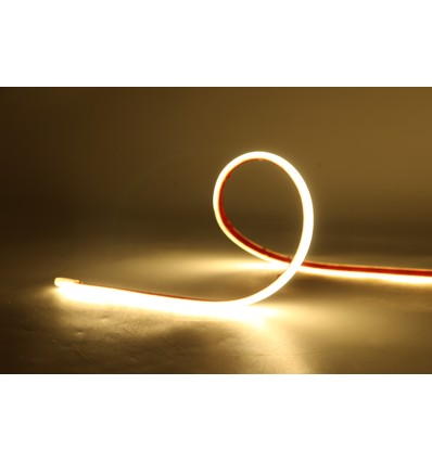 1m 12W/m Badrumsstrip vattentät - 24V DC, COB LED, 2 meter sladd