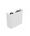 4W Luna upp/ned vägglampa - IP54 utomhus, CCT, 3 ljusfärger, vit, inkl. LED