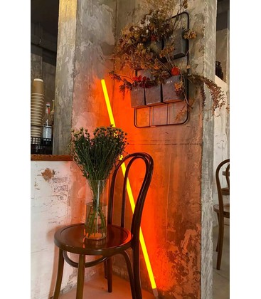 LEDlife Neon Tube LED 120 cm, Gul - Designer rör, Justerbar ljusstyrka, inkl. kabel