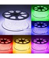 5 meter RGB vattentät LED strip - 230V, 60 LED, 5W per. meter!