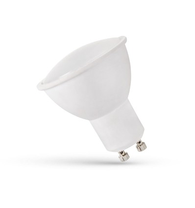 1,5W LED spotlight - Mjölkvit front, 230V, GU10