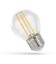 1W LED liten globlampa - G45, filament, klart glas, E27