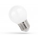 1W LED liten globlampa - G45, filament, frostad glas, E27