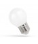 1W LED liten globlampa - G45, frostad glas, E27