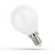 1W LED liten globlampa - G45, filament, frostad glas, E14
