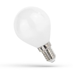 E14 LED 1W LED liten globlampa - G45, filament, frostad glas, E14