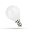 1W LED liten globlampa - G45, filament, frostad glas, E14