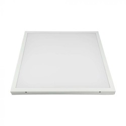  V-Tac 60x60 LED panel i ram - 36W, inbyggd i vit ram till direkt montering