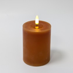 LED stearinljus LED Candle Light Brown as Picture