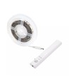 1m 2,4W/m stänksäker LED-strip - 6V DC, IP65, PIR-sensor, batteri, 30 LED per meter