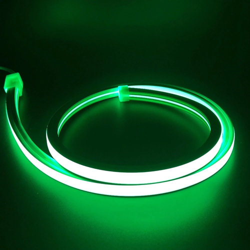 AnyCut Neon Flex 10x10 Blå LED strip - 5m, 8W/m, 12V, Ingen klippavstånd