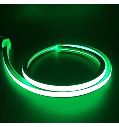 AnyCut Neon Flex 10x10 Blå LED strip - 5m, 8W/m, 12V, Ingen klippavstånd