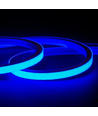 AnyCut Neon Flex 10x10 Blå LED strip - 5m, 8W/m, 12V, Ingen klippavstånd