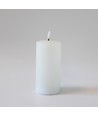 LED blockljus 15cm, smält-look, flammeffekt - Ø7,5cm
