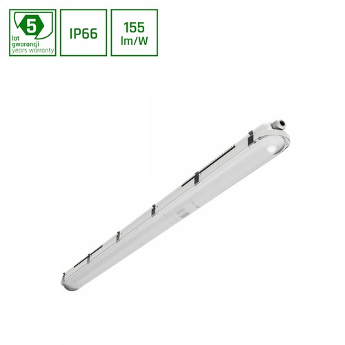 LIMEA Gigant Pro 20-40W - Vattentät, 120cm, Kallvit, 230V, 120°, IP66, IK10