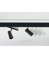 10W SMART LED skenspotlight - 950lm, 3000K, vit kant