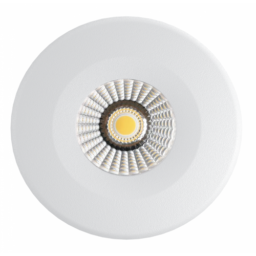 7W Ø9cm Lågprofil downlight dimbar RA97 - Hål: Ø6,8 cm, Mått: Ø9 cm