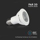 V-Tac 7W LED lampa - Samsung LED chip, PAR20, E27