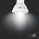 V-Tac 7W LED lampa - Samsung LED chip, PAR20, E27