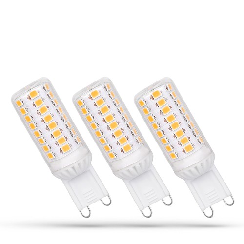 LED G9 4,9W - Neutral vit, dimbar, Premium, Spectrum, 3-pack