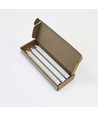 3-pack vita LED-stearinljus, flameffekt - Ø2,2cm, Höjd: 24,5cm, kronljus, fungerar inkl. fjärrkontroll, timer