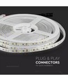 V-Tac 7,2W/m stänksäker LED strip - 5m, 120 LED per. meter