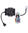 230V RGB controller - Inkl. ändstycke, till 230V, minnesfunktion, 100 m.