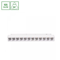 Spectrum LED System Shift Basic - Galler S Linjär Armatur 12W - 220mm, 2700K, Vit