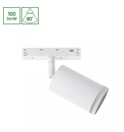 7W SHIFT BASIC skenspot - 100lm/W, NW, High CRI, 55x100x160 mm