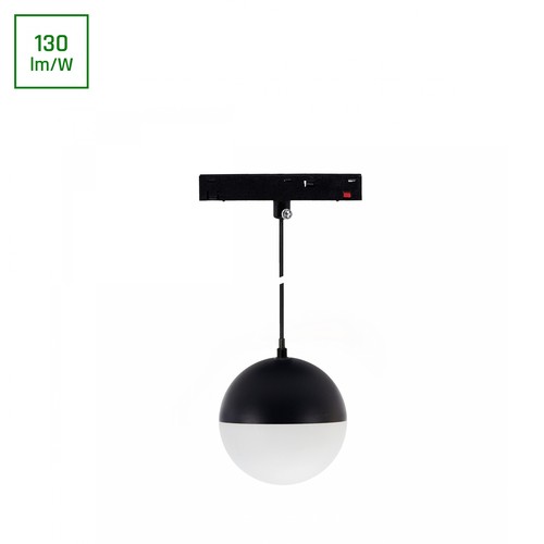 SHIFT Basic - Globe P, Klotslampa Upphängning, 90mm, 10W, 4000K, Svart