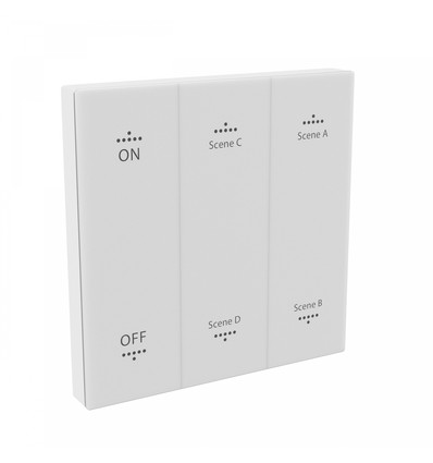 Ljus- och scenknapp - För styrning av ljusscener, SHIFT-system kompatibel