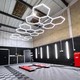 Hexagon LED 5 fält komplett set - RA95, 168W. inklusive strömanslutning