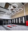 168W RA95 Hexagon LED 5 fält komplett set - Inkl. strömanslutning