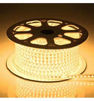 5 m. vattentät LED strip (Type Q) - 230V, IP67, 120 LED, 6W per. meter