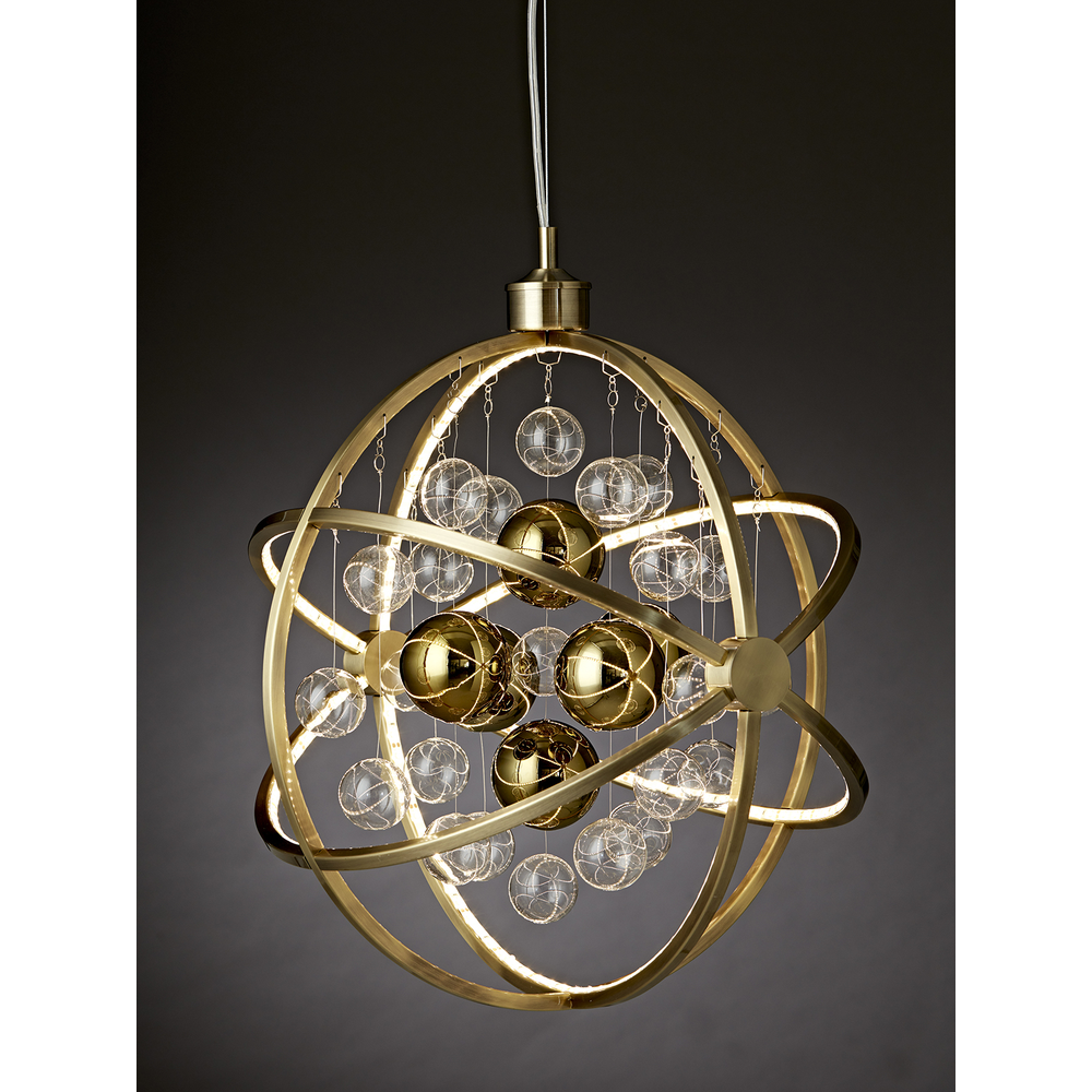 Galaxy Pendellampa 20w Dimbar I Antik Massing Nielsen Light