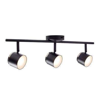 TEATER LED 3-Spot Lampa 13,5W, 230V i Svart - Nielsen Light