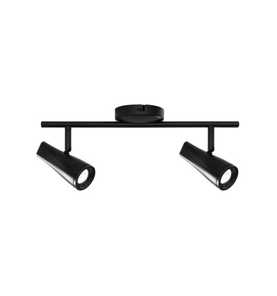 KILE Justerbar LED Taklampa 2 x 4,5W i Svart - Nielsen Light