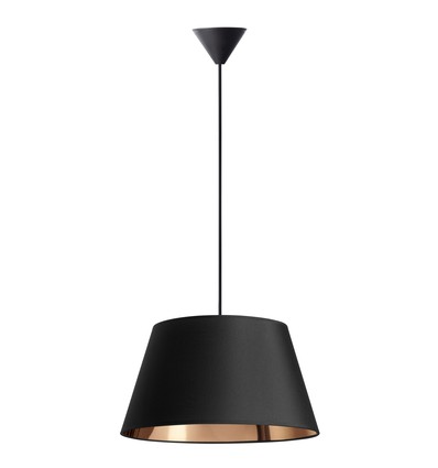 Isabella Campo Ø45 Pendel Lampa E27 i Svart/Koppar - Nielsen Light