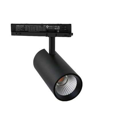 LEDlife PRO-CCT dimbar skenspot 30W - Justerbar CCT + ljusstyrka, Svart, 120lm/w, RA92, 3900lm, Flimmerfri, 3-fas