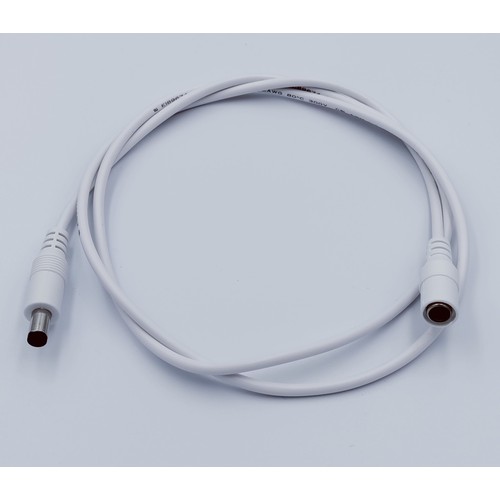 DC-Förlängningskabel - 1 m, 5V-24V, vit