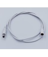 DC-Förlängningskabel - 1 m, 5V-24V, vit