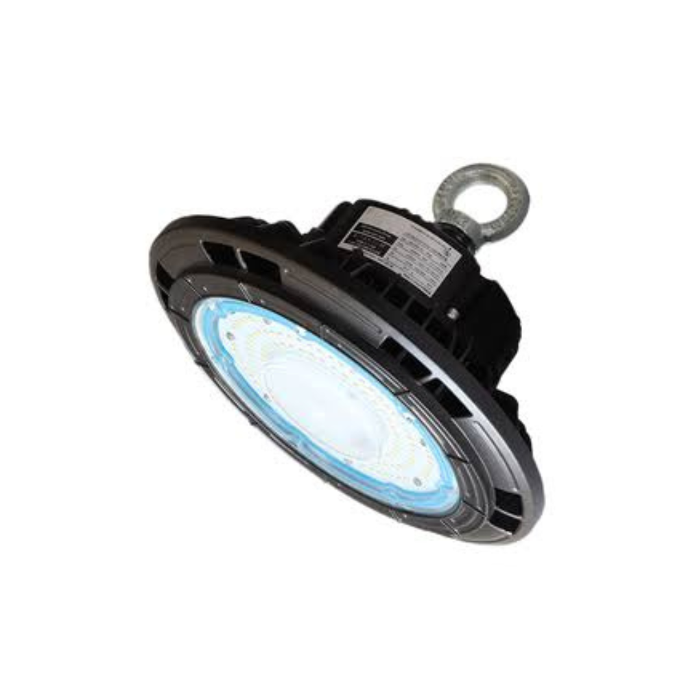 100w Led High Bay 150lm/w Ip65 Philips Driver 0 10v Dimbar 5 års Garanti Dimbar : 0 10v Dimbar Kulör : Neutral Spridning : 120°