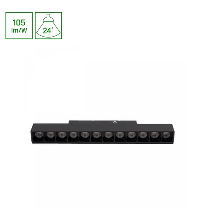 SHIFT Basic - Galler S Linjär Lampa, 220 mm, 12W, 2700K, Svart