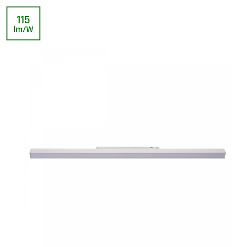 System Shift Basic - Line M Linear Lamp 600mm, 20W, 4000K, Vit.