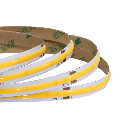 12W/m COB-LED strip - 10m, IP20, 480 LED per. meter, 24V, COB LED, RA95